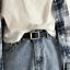 Picture of Square buckle women's belt, simple and versatile for women
