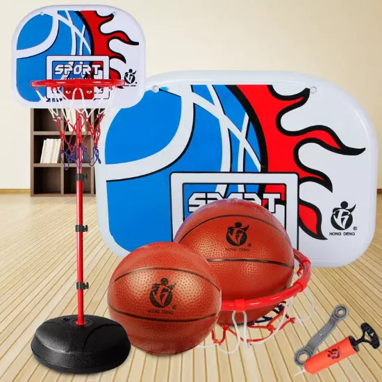 Picture of Children's basketball hoop indoor outdoor home boy baby shooting sports fitness toys can be raised and lowered